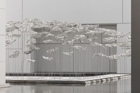 Choreography of a Cloud, Dancing Shadows Art Pavilion at the Louvre Abu Dhabi
